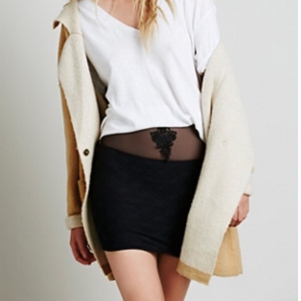 Free People x For Love of Lemons Skirt